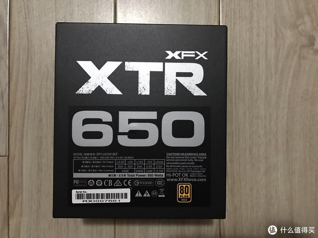 499你买了不吃亏 — XFX 讯景 XTR系列 650W 全模组电源 开箱晒物