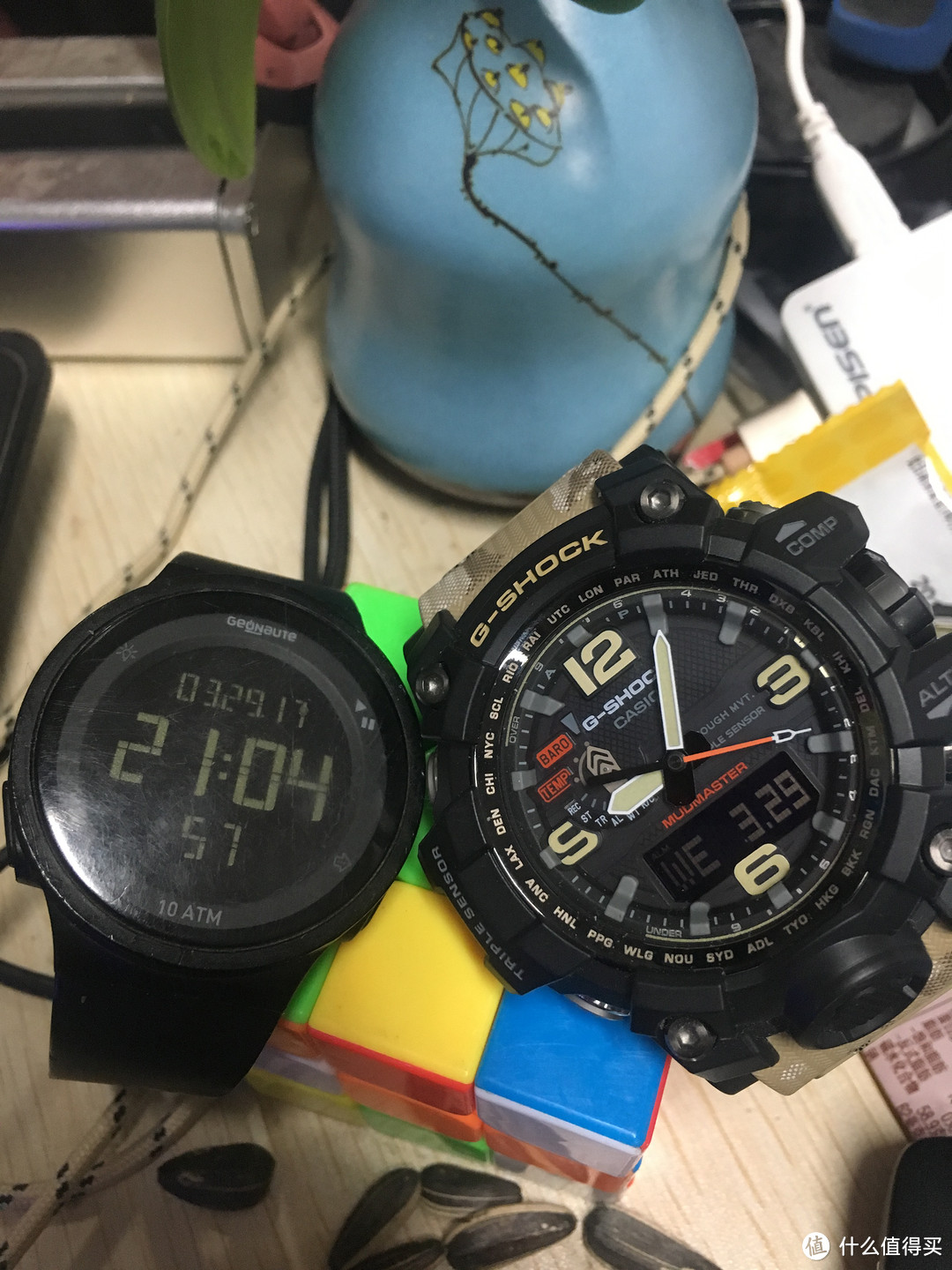 CASIO 卡西欧 GWG-1000-1A5 泥王 限量沙漠迷彩配色 开箱