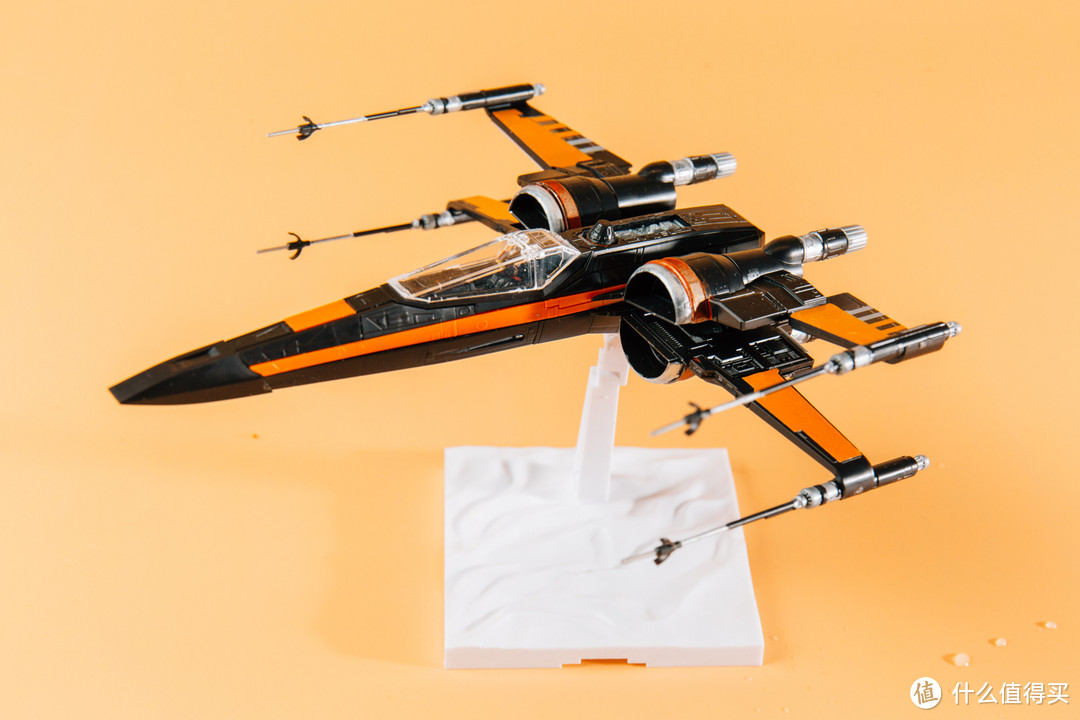 懒汉的另类选择？—BANDAI 万代 1:72 X-WING战机开箱