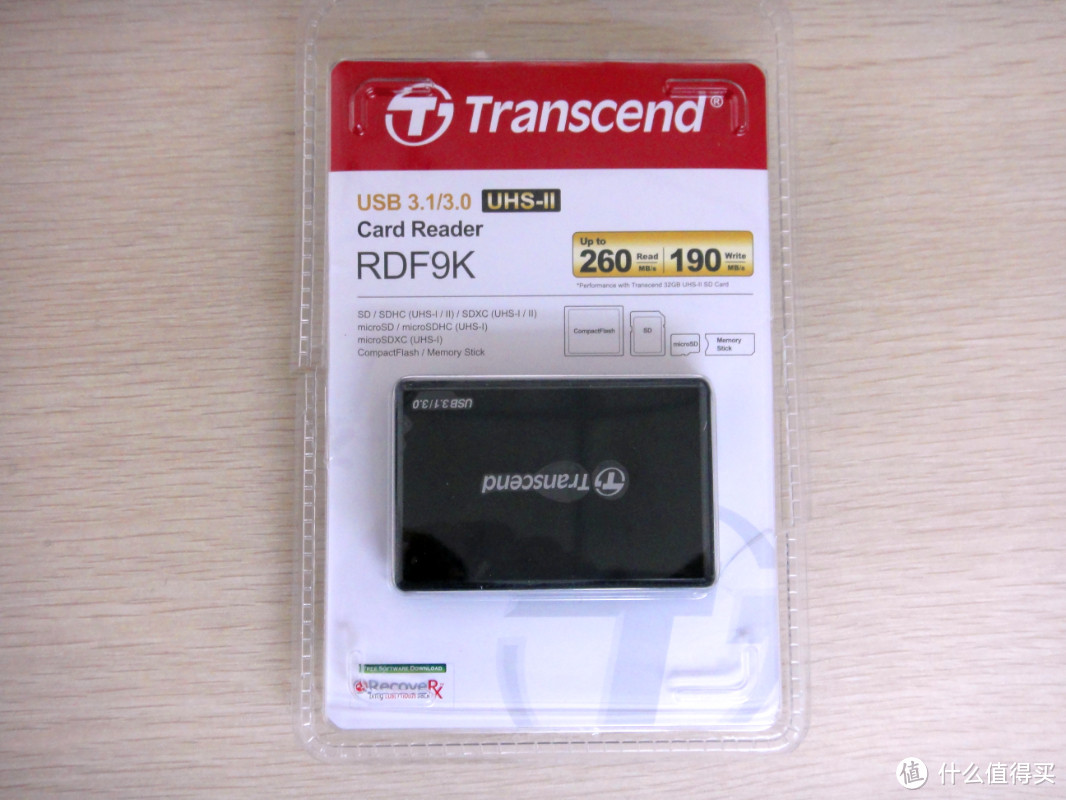 Transcend 创见 USB 3.1读卡器 RDF9K 上手测试