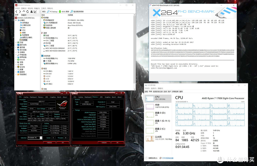 黑白身躯，火红之心 — Ryzen7 1700X平台装机