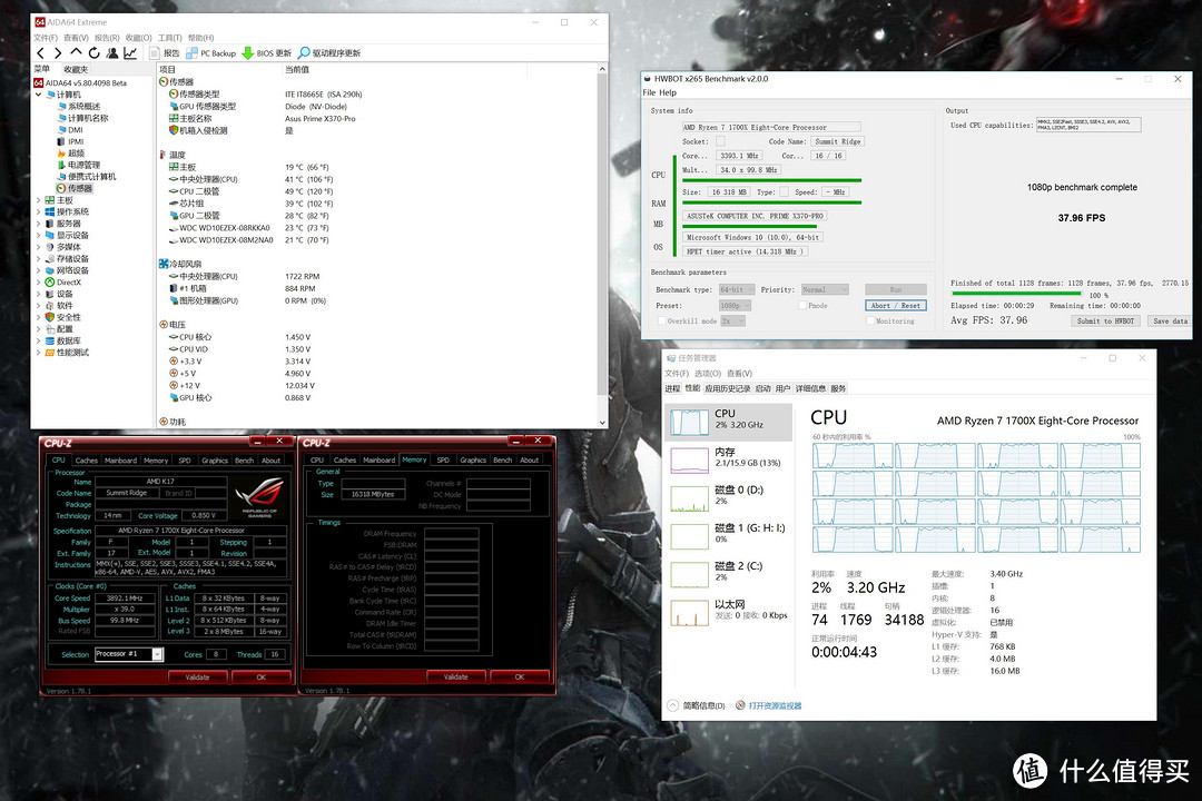 黑白身躯，火红之心 — Ryzen7 1700X平台装机