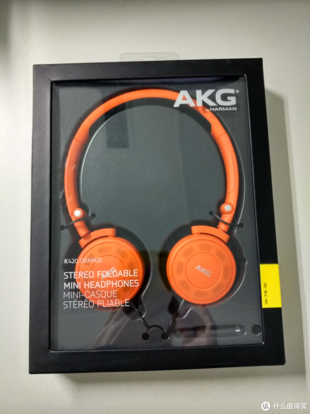 入手荷兰队球衣主题色经典款 — AKG 爱科技 K420 开放式头戴耳机 开箱