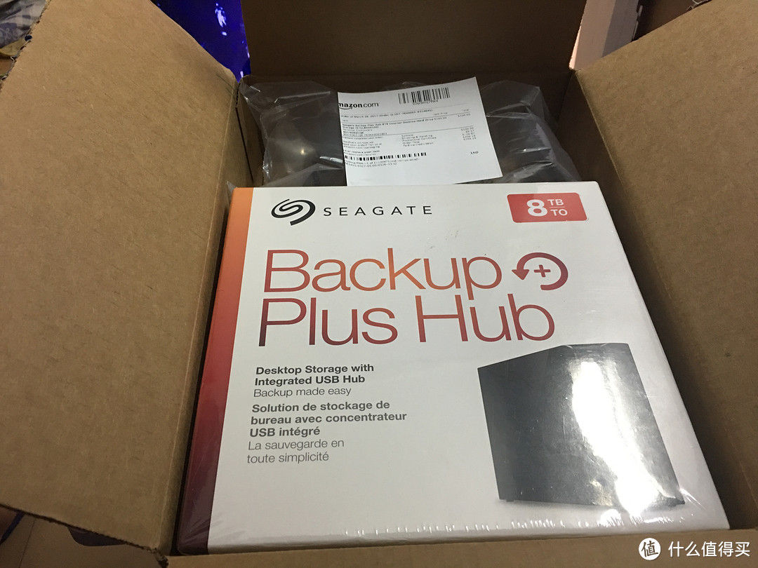 简单地为SEAGATE 希捷 Backup Plus Hub 8TB 开箱