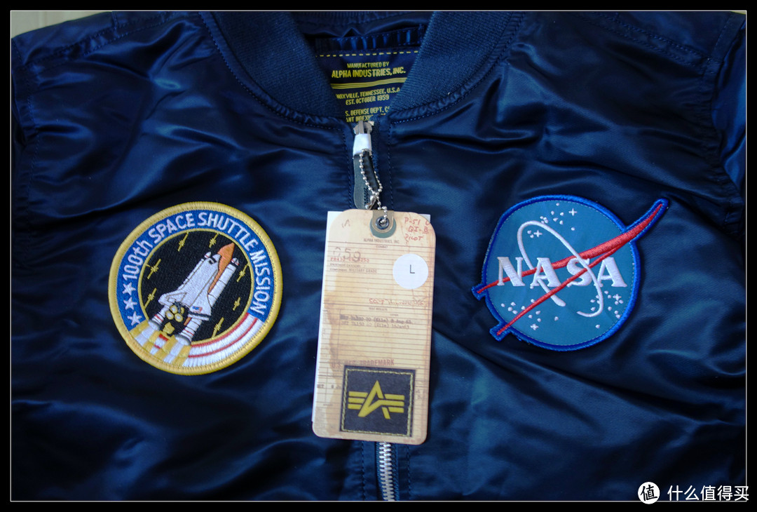 来自星星的我 — ALPHA INDUSTRIES 阿尔法工业 Alpha L-2B NASA Flight 飞行夹克 开箱