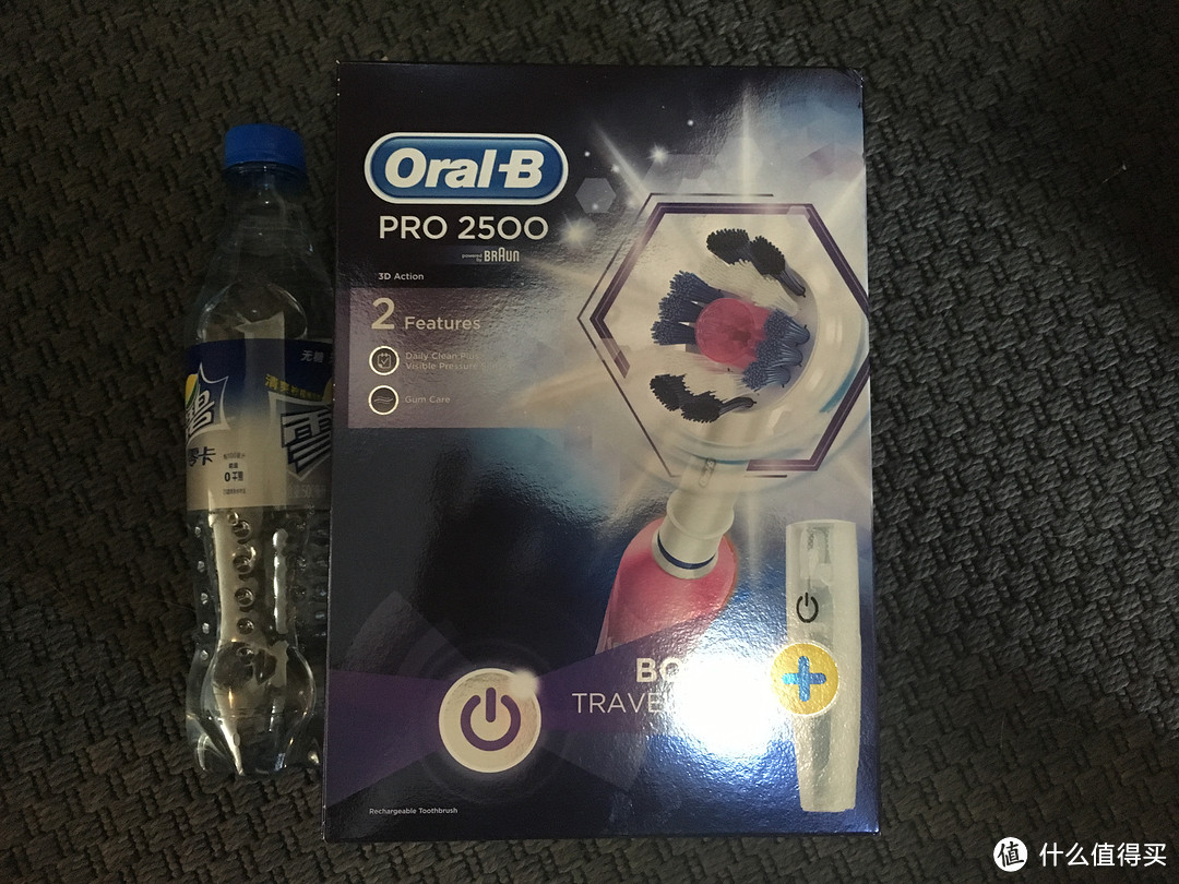 包装也是要看的：英亚 Oral-B 欧乐B Pro2500 电动牙刷开箱体验