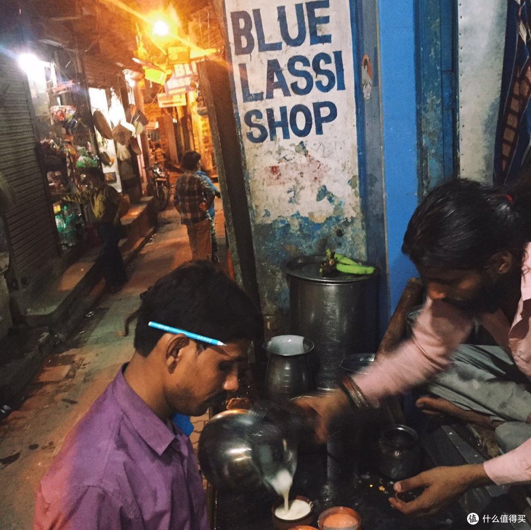 很出名的blue lassi,味道不错 很出名的blue lassi,味道不错