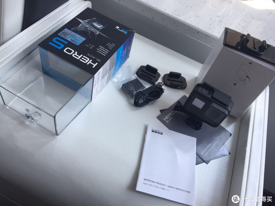 gopro hero 5 black 开箱测试 拆盖连接手机app攻略