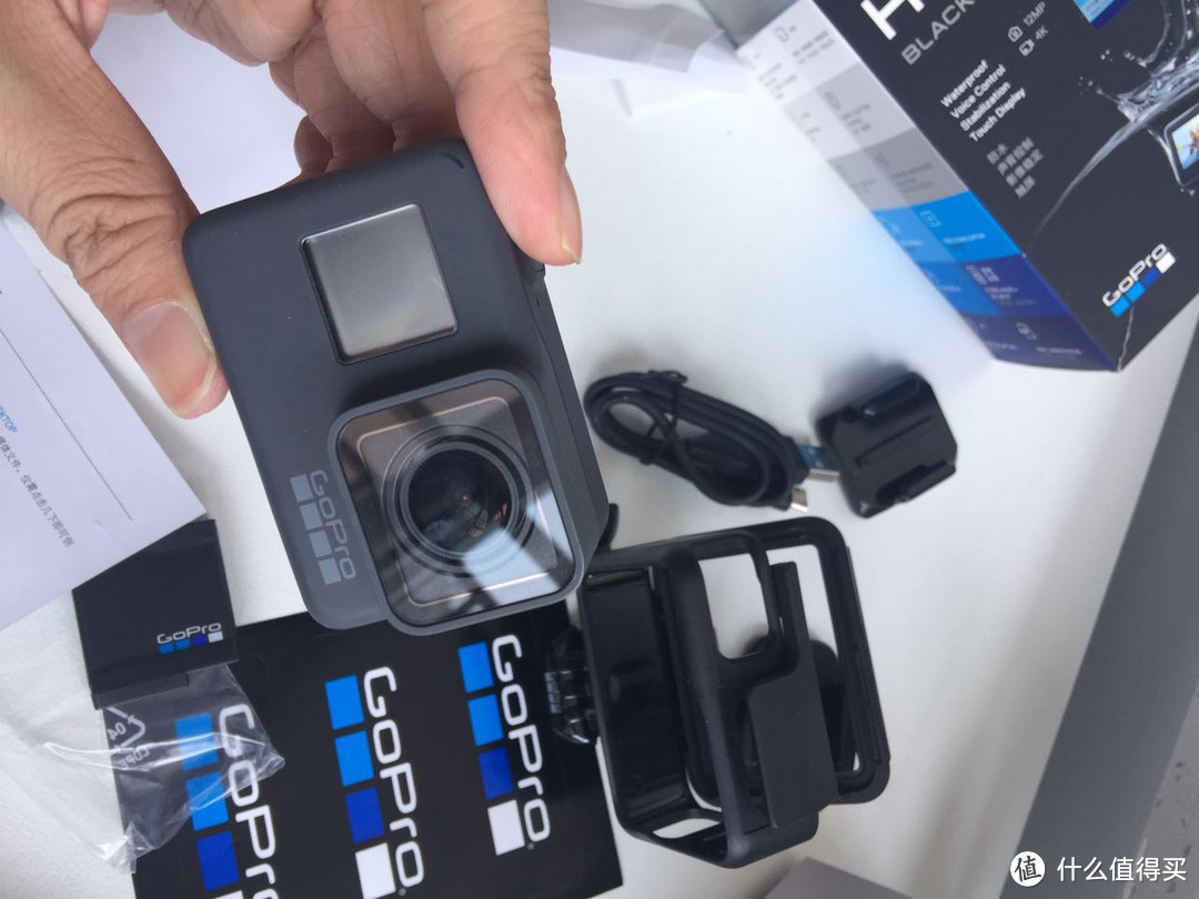 gopro hero 5 black 开箱测试 拆盖连接手机app攻略