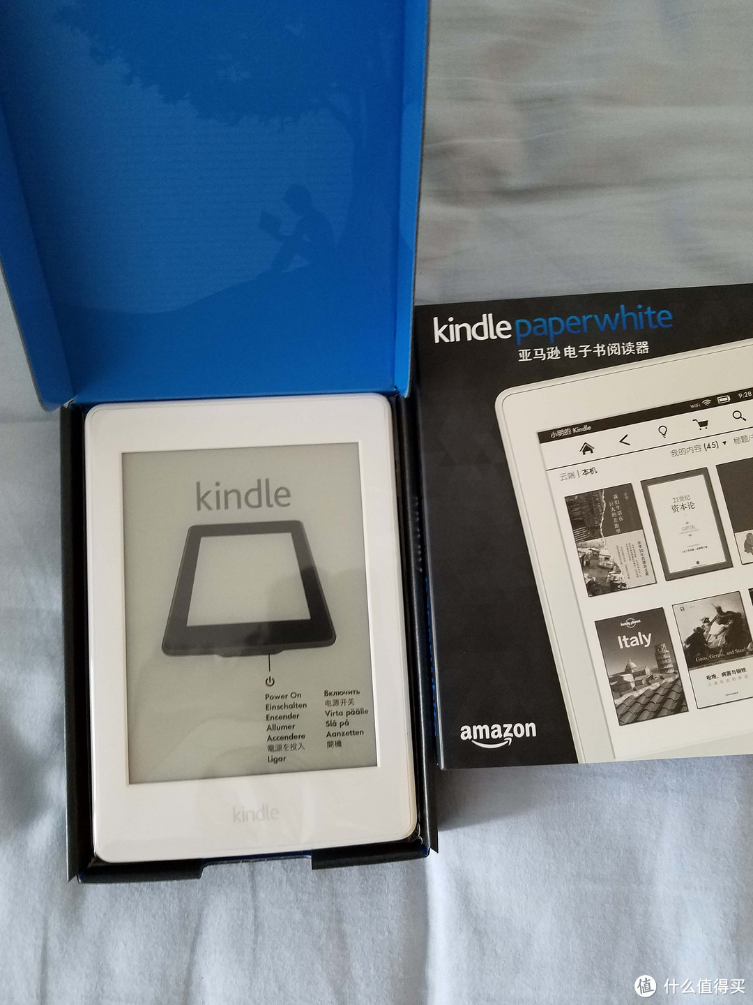 #原创新人#中奖秀：愚人节礼物 Amazon 亚马逊 Kindle Paperwhite 3 入手散欧气
