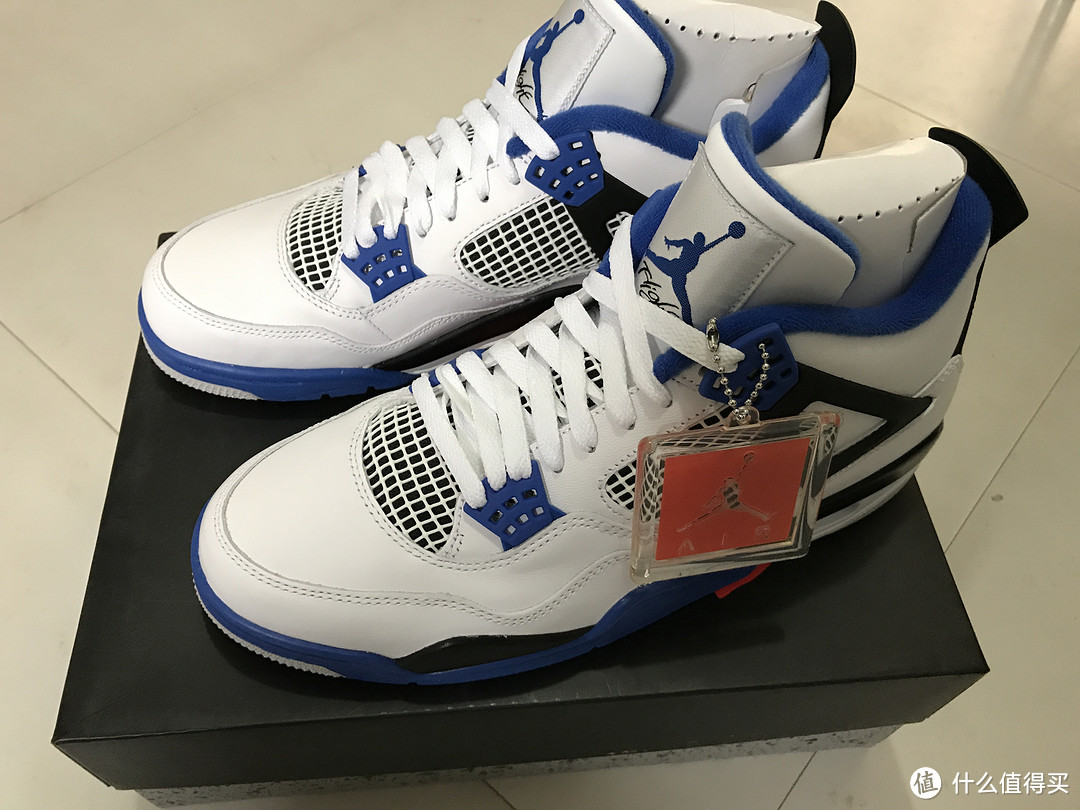 Air Jordan 4 Motosports 赛车蓝 篮球鞋开箱