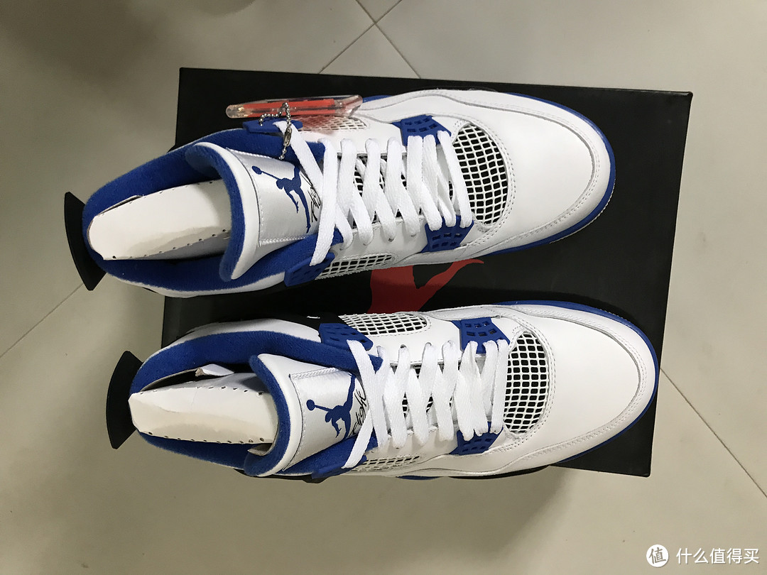 Air Jordan 4 Motosports 赛车蓝 篮球鞋开箱