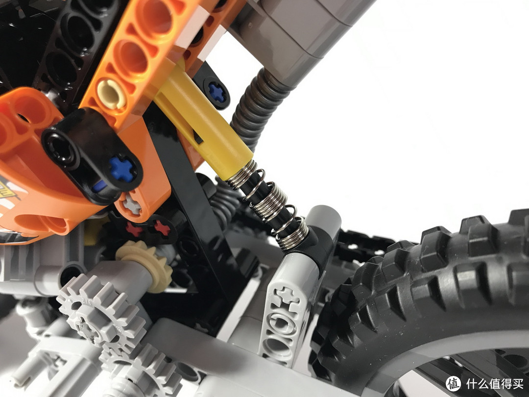 乐高还能这么拼： 复刻 LEGO 乐高科技 42007 越野摩托