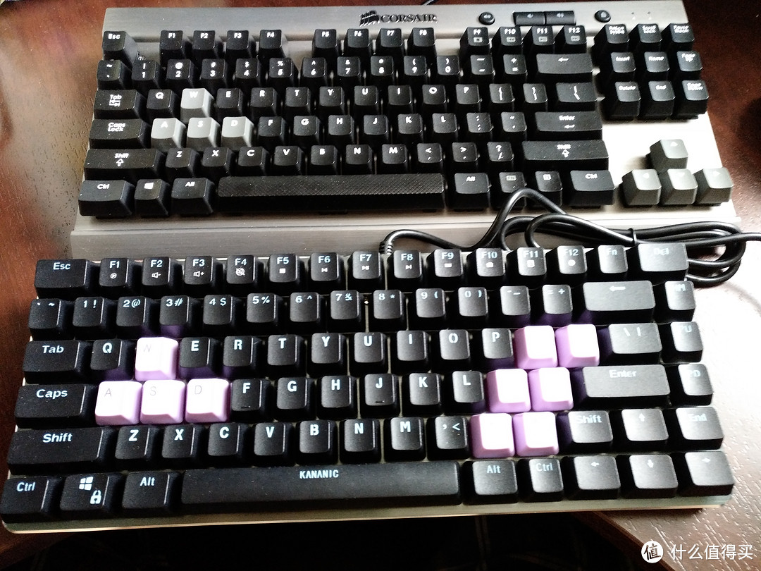 我又入了机械键盘的坑，啥时能跳出来啊：CORSAIR 美商海盗船 Vengeance K65 机械键盘 红轴