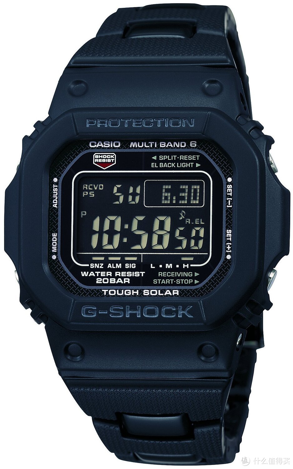 #原创新人#白甜你不懂爷的黑：CASIO 卡西欧 GW-M5610BB 亮黑改哑光黑纪实