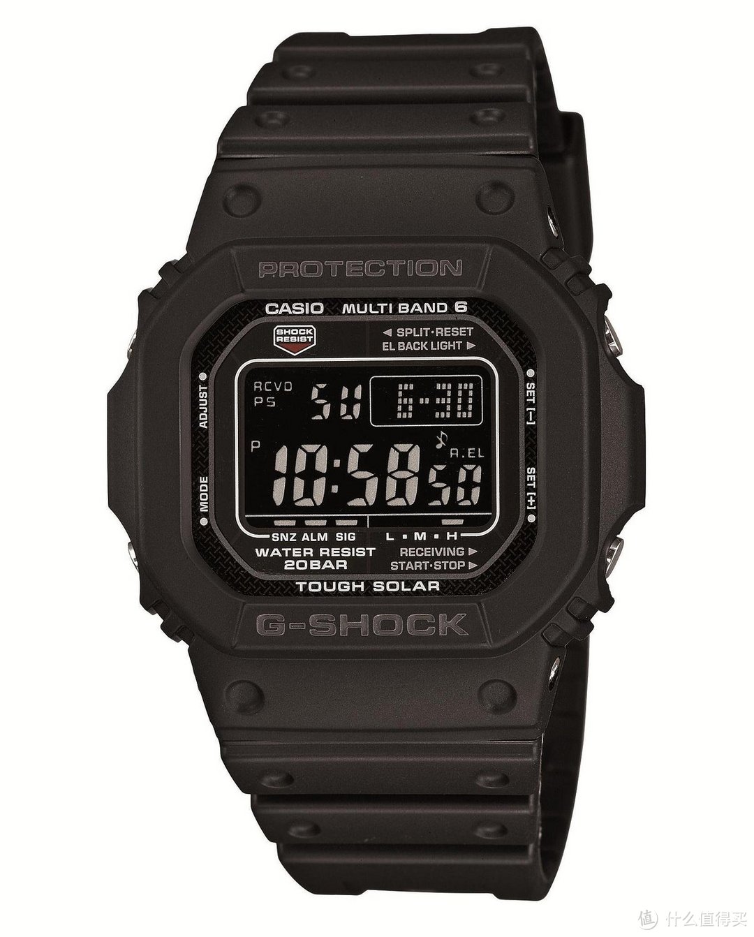 #原创新人#白甜你不懂爷的黑：CASIO 卡西欧 GW-M5610BB 亮黑改哑光黑纪实