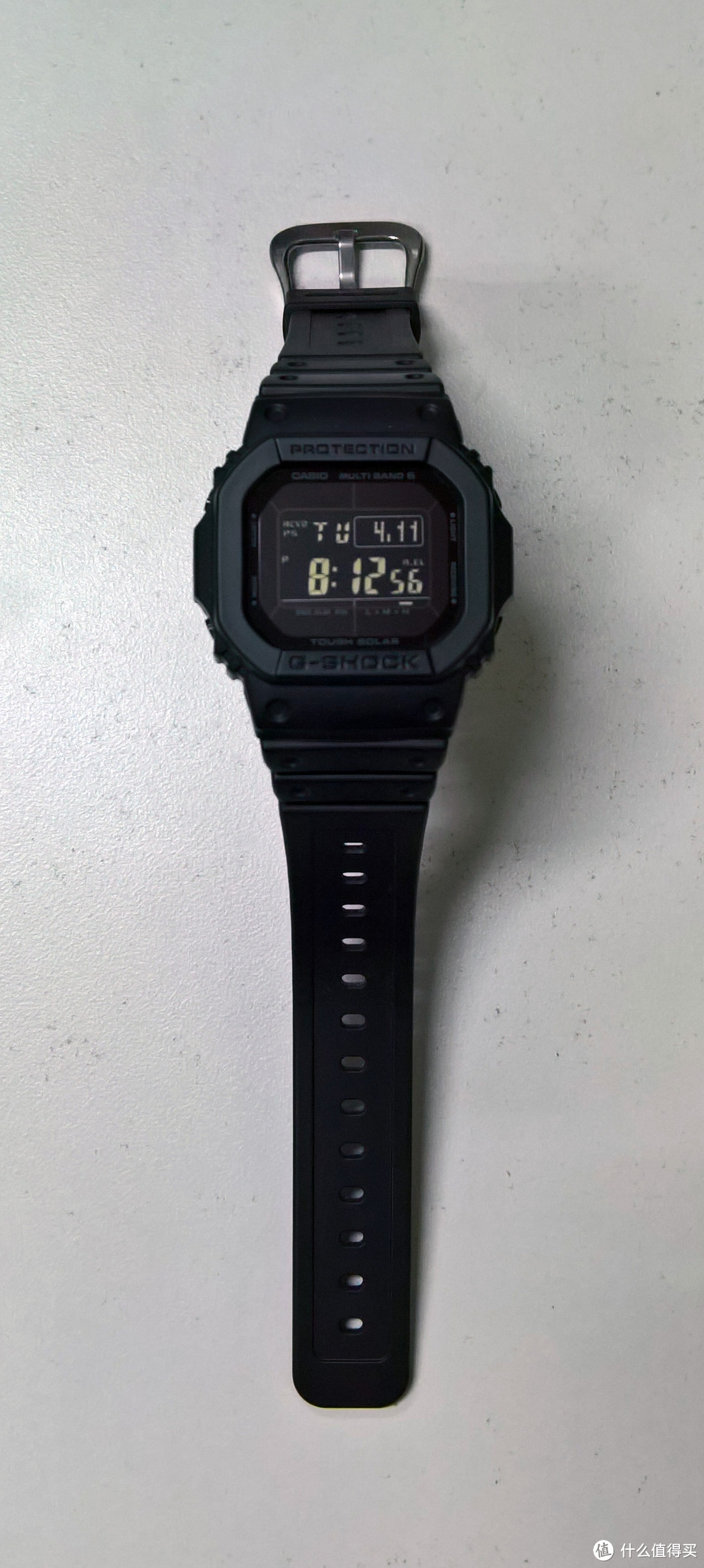 #原创新人#白甜你不懂爷的黑：CASIO 卡西欧 GW-M5610BB 亮黑改哑光黑纪实