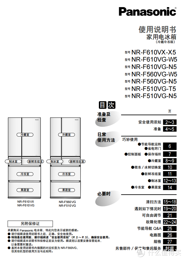 六门610、560、510的说明书，整合在一起。