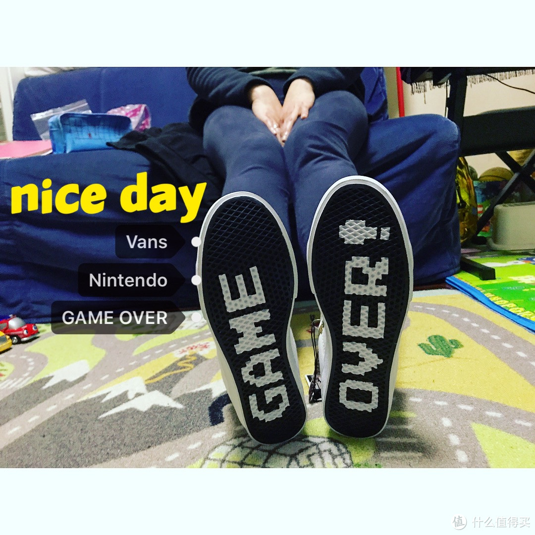 GAME OVER!Vans Nintendo 联名 Sk-Hi8 高帮帆布鞋