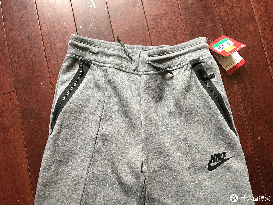 穿条女童裤！Nike 耐克 G NSW TCH FLC PANT KNT 收脚针织长裤（附实测尺码及真人兽）