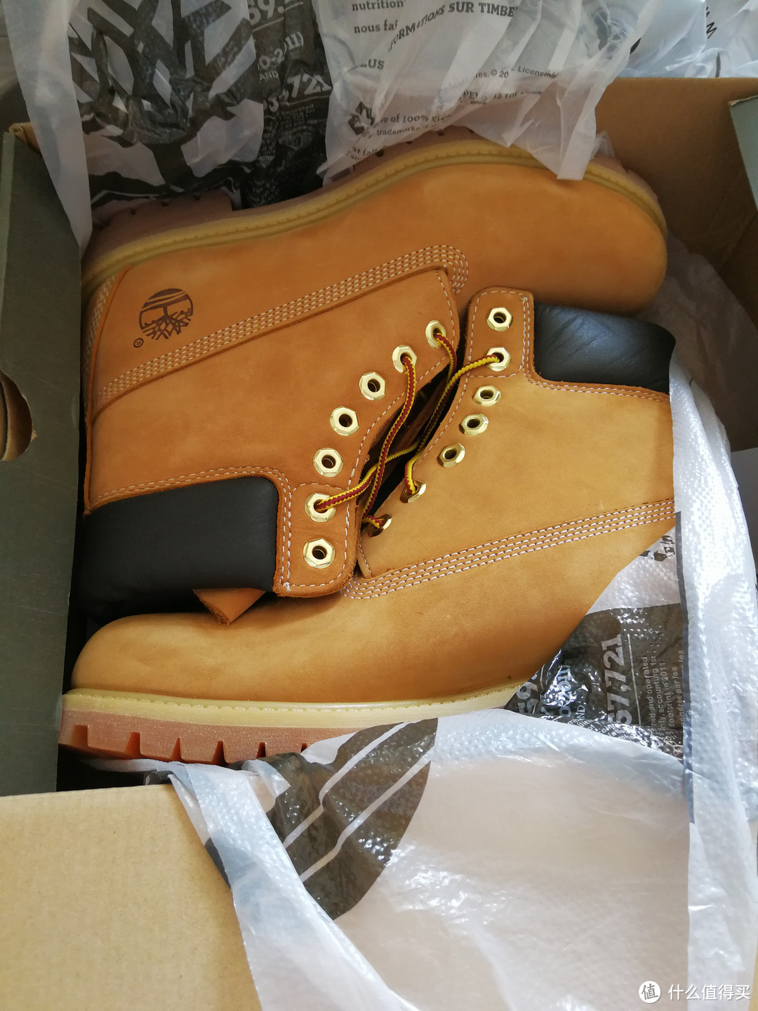 Timberland 添柏岚 10061开箱、尺码及与Cat Colorado“二黄合影”