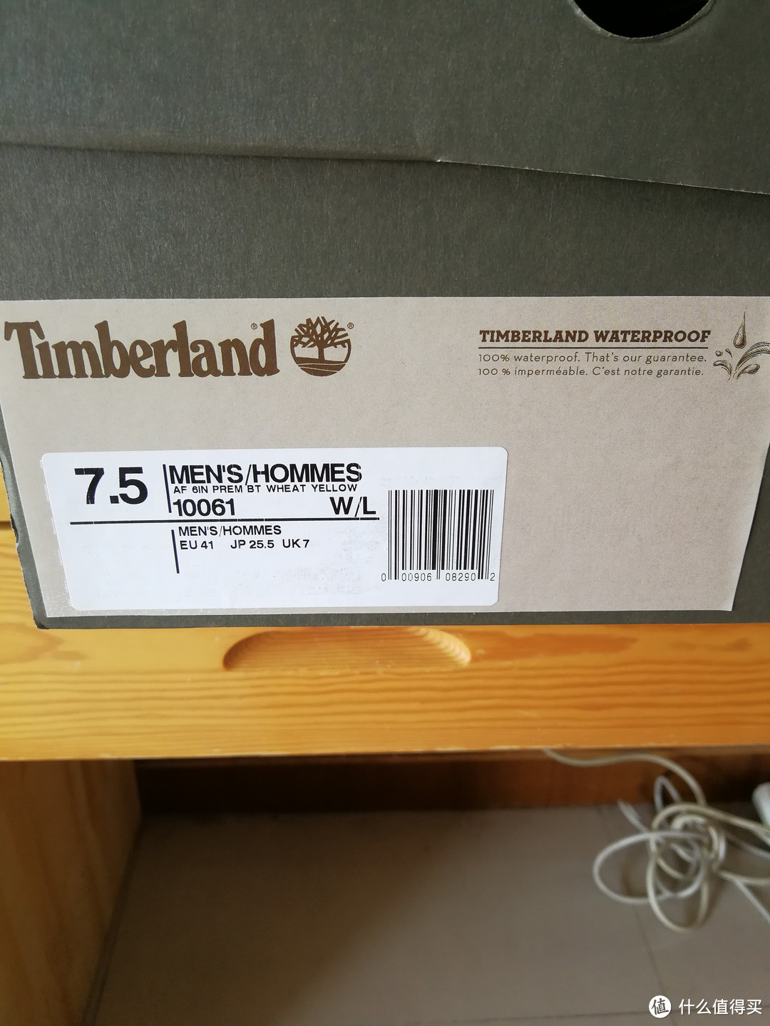 Timberland 添柏岚 10061开箱、尺码及与Cat Colorado“二黄合影”