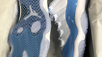 AIR JORDAN 11 RETRO LOW \'UNIVERSITY BLUE\'运动鞋使用总结(缓震|鞋舌|做工|尺码)