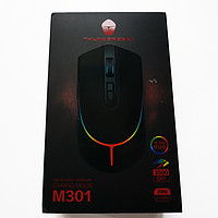 雷神M301鼠标外观设计(滚轮|侧键|线材|LOGO|灯带)