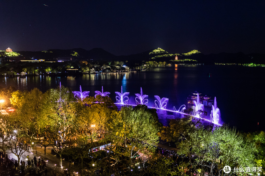 杭州凯悦,湖滨28餐厅和西湖音乐喷泉