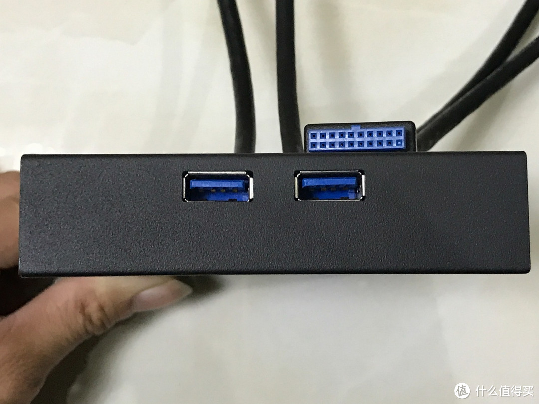 22包邮的软驱位双口前置USB3.0面板