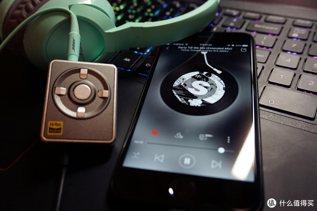 听歌神器？脑放？iPhone7听歌不易——ELECOM宜丽客 苹果Lightning转接线便携耳放 开箱