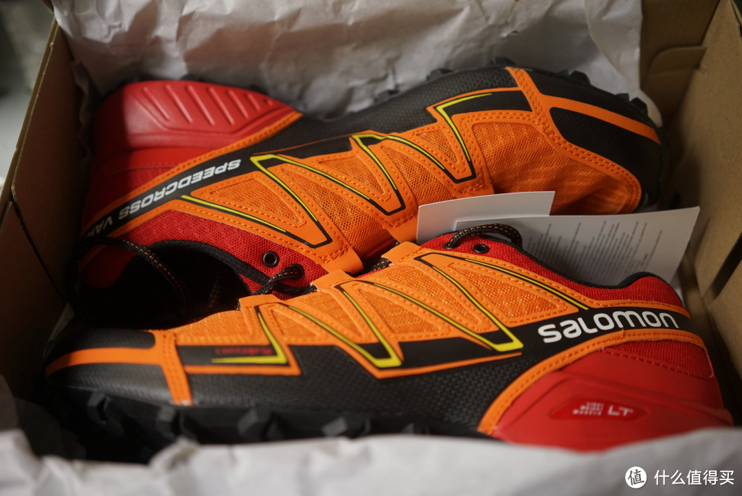 SAlOMON 萨洛蒙 SPEEDCROSS VARIO-M 男款越野跑鞋-骚橙简易开箱