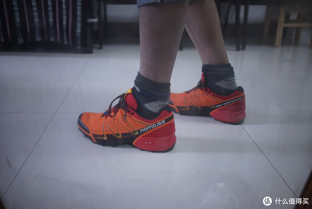 SAlOMON 萨洛蒙 SPEEDCROSS VARIO-M 男款越野跑鞋-骚橙简易开箱