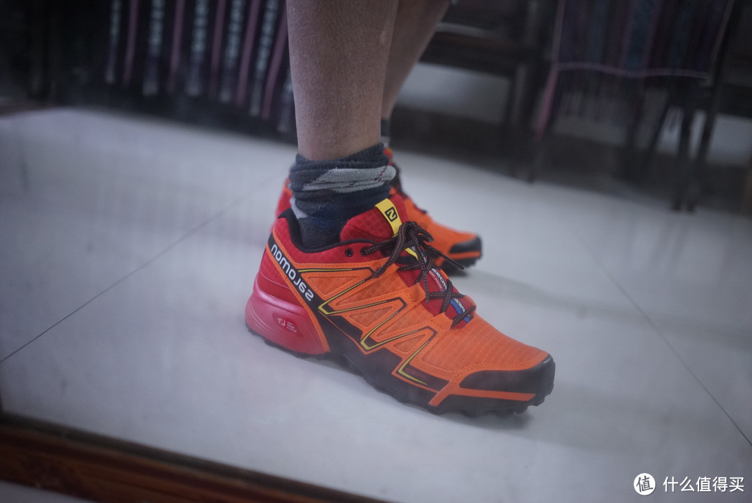 SAlOMON 萨洛蒙 SPEEDCROSS VARIO-M 男款越野跑鞋-骚橙简易开箱