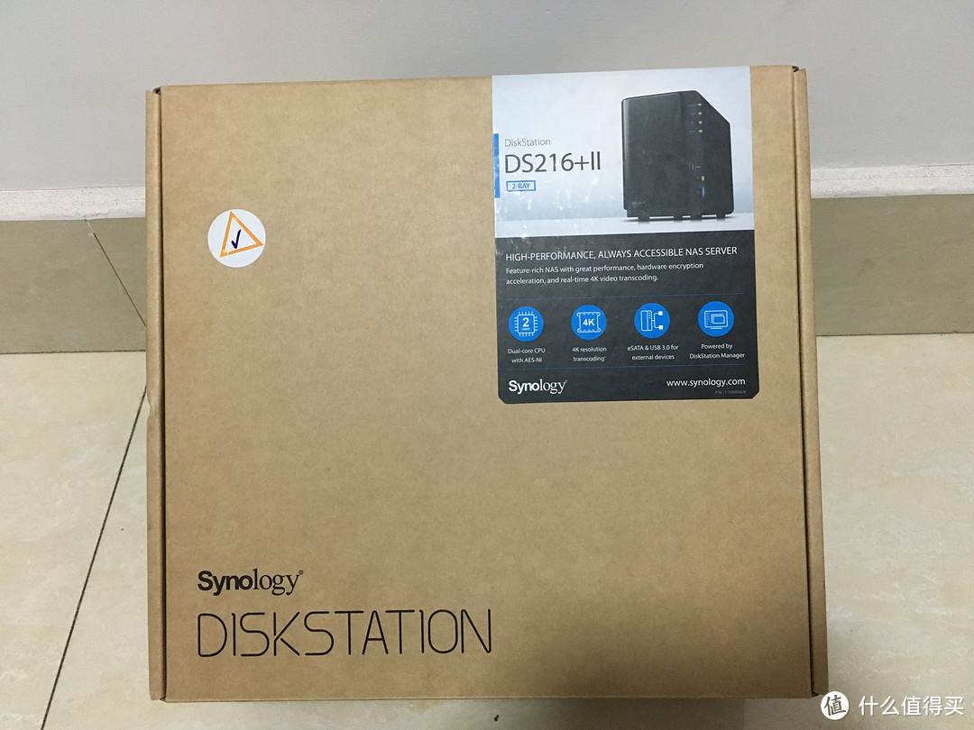 迟来的海淘 Synology 群晖 DS216+II NAS网络存储服务器 开箱