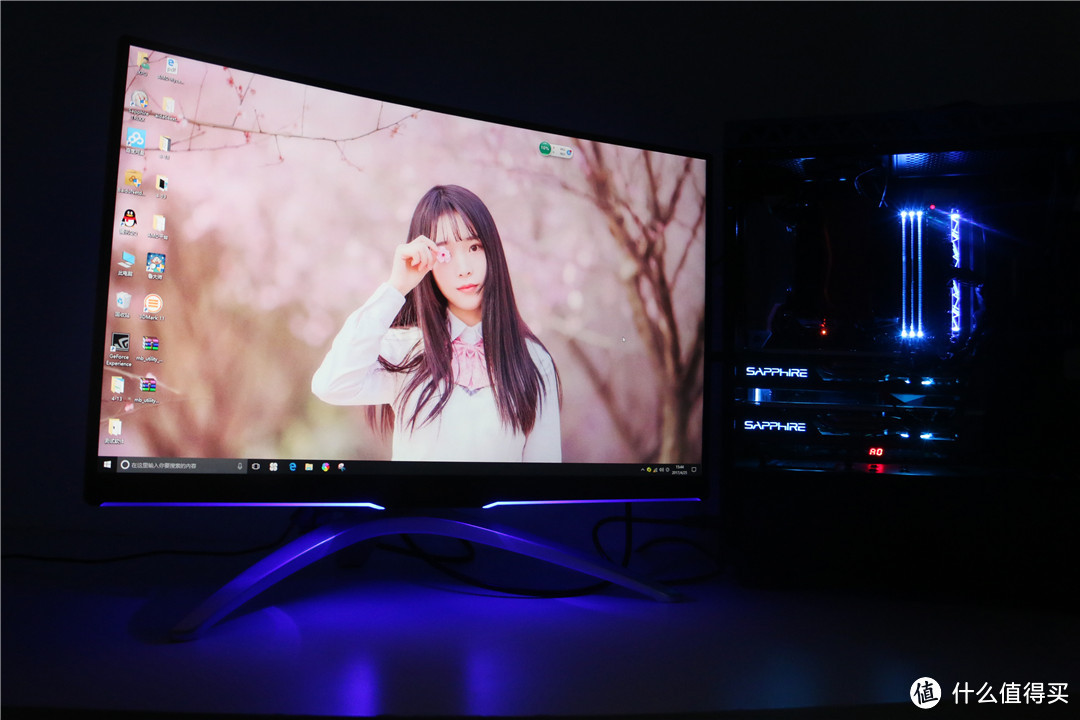 2K曲面屏 RX 580交火游戏平台