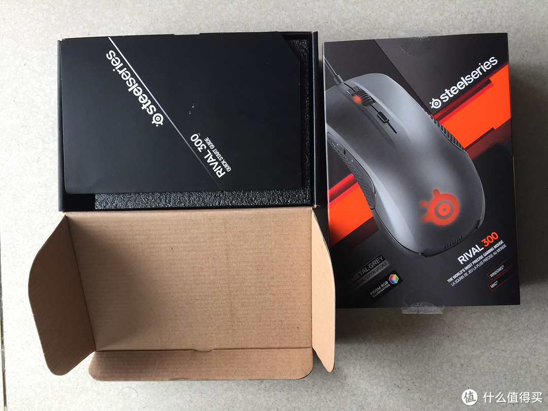 FPS玩家的选择：SteelSeries 赛睿 RIVAL 300 光学游戏鼠标 开箱