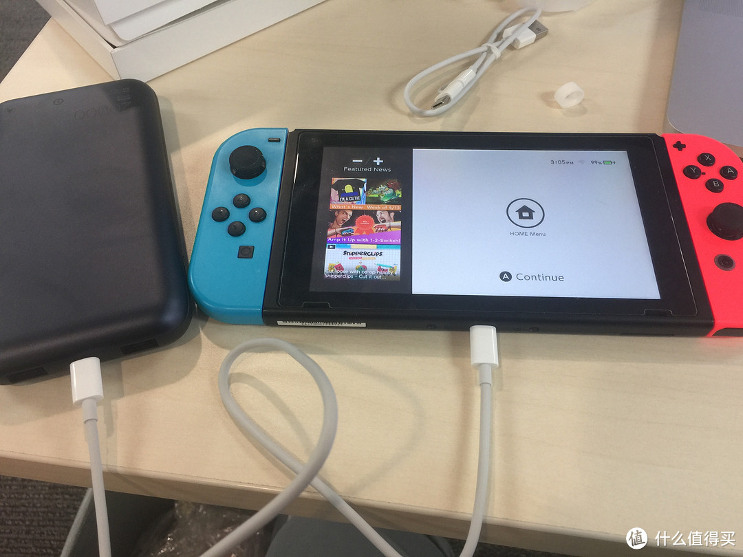 Nintendo 任天堂 SWITCH 游戏机 移动充电设备之小米系列初体验