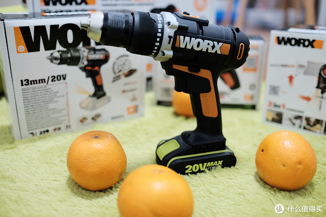 WORX 威克士 WX372 冲击钻 开箱评测