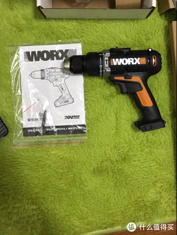 WORX 威克士 WX372 冲击钻 开箱评测