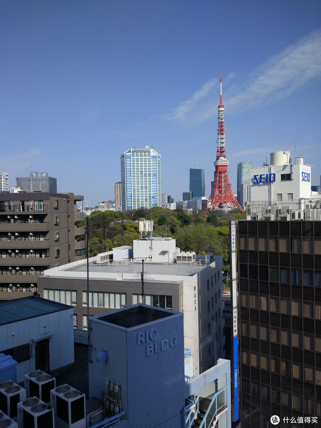 从酒店向外面望去