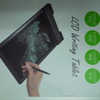 乐写 9寸 液晶手写板外观展示(清屏按键|保护按钮|电池盖|手写笔)