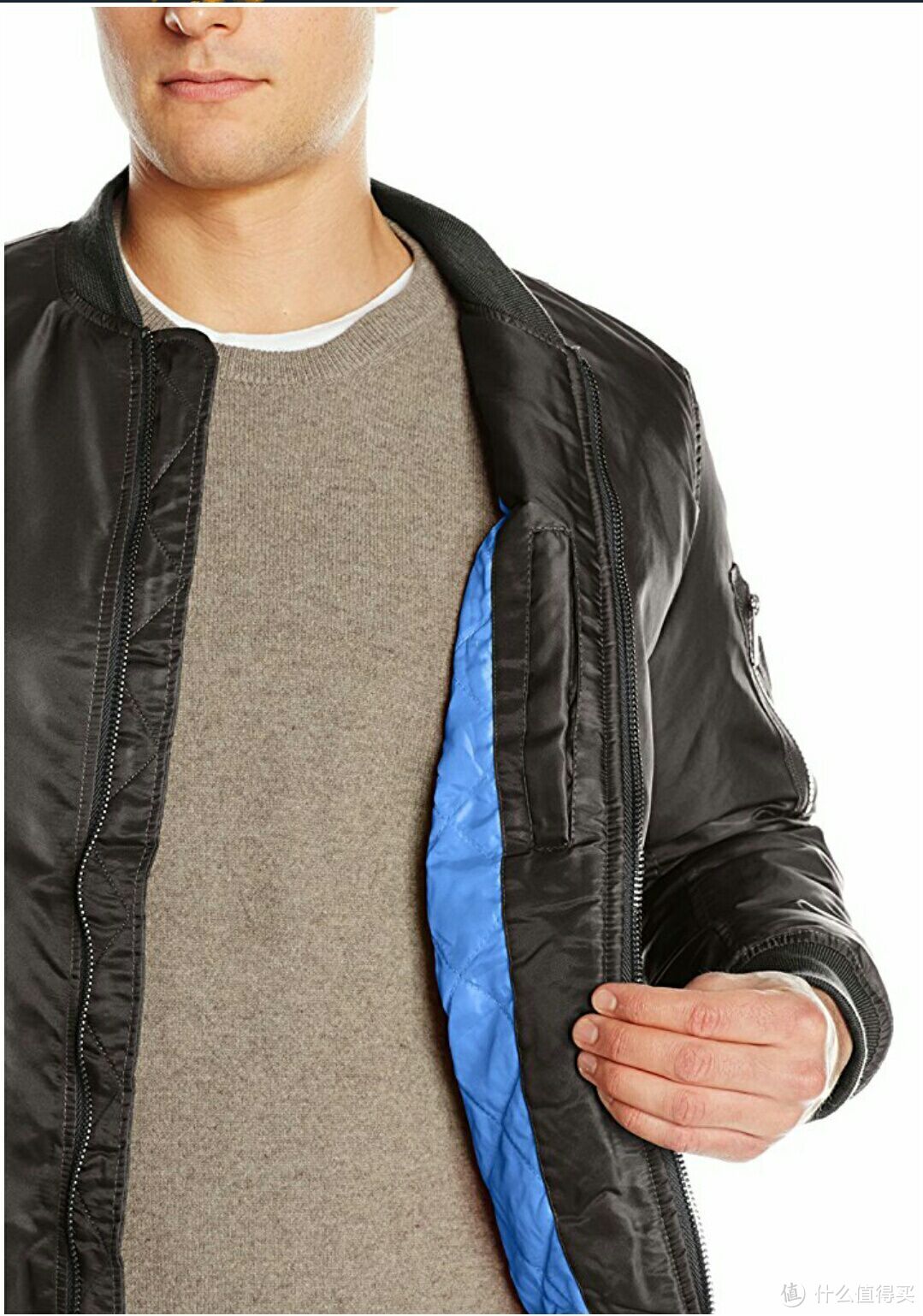 Brave Soul Men's Oslo M1 Flight Satin Bomber Jacket