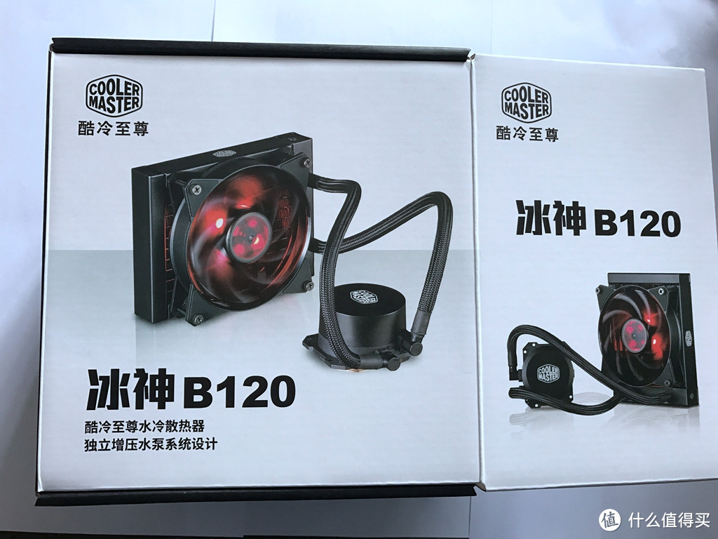 COOLERMASTER 酷冷至尊 冰神 B120 CPU水冷散热器开箱