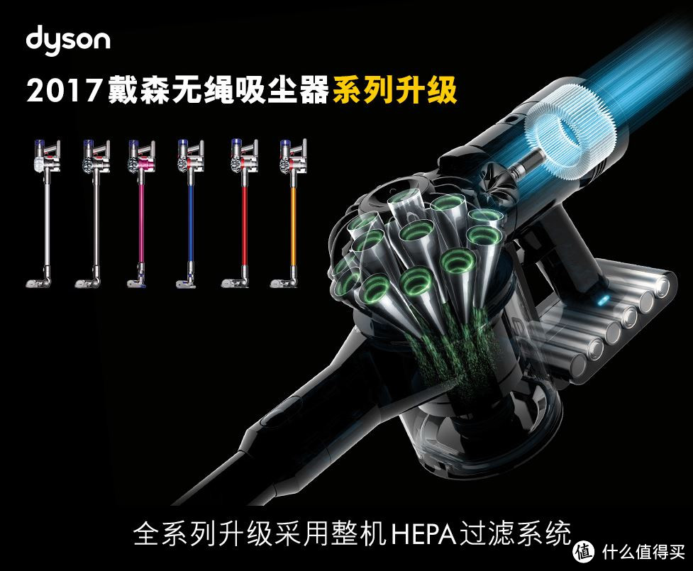 #本站首晒# 全系HEPA！dyson 戴森 V6 FLUFFY EXTRA 手持吸尘器 开箱简评兼对比好评如潮的松下CL443