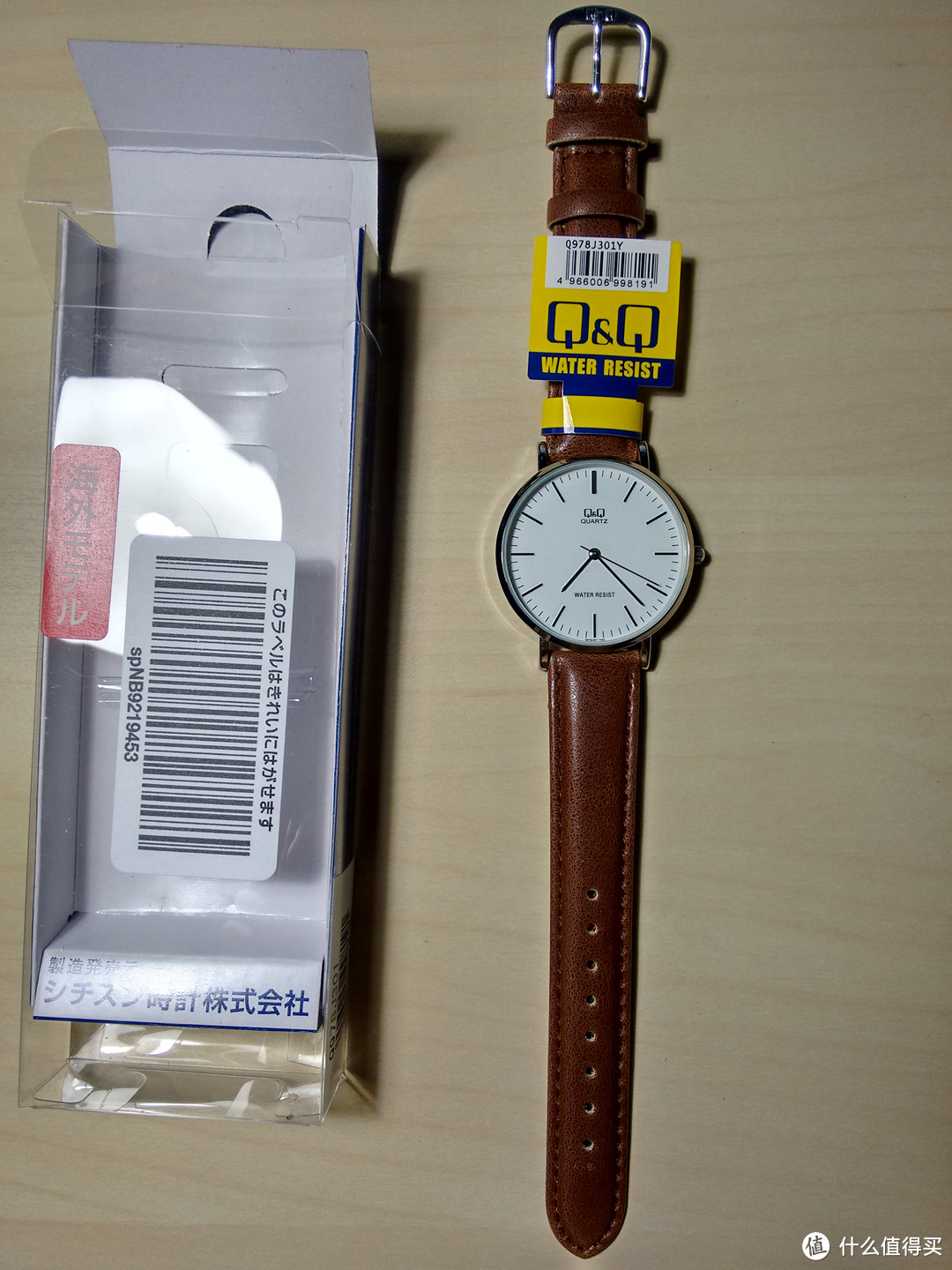 我今年买了个表！— CITIZEN 西铁城  Q978J301Y 腕表 开箱