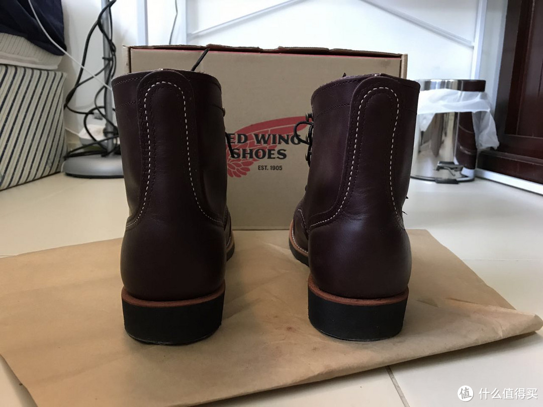 来自美利坚的信仰第二弹：RED WING 红翼 8119 工装鞋 开箱&尺码选择