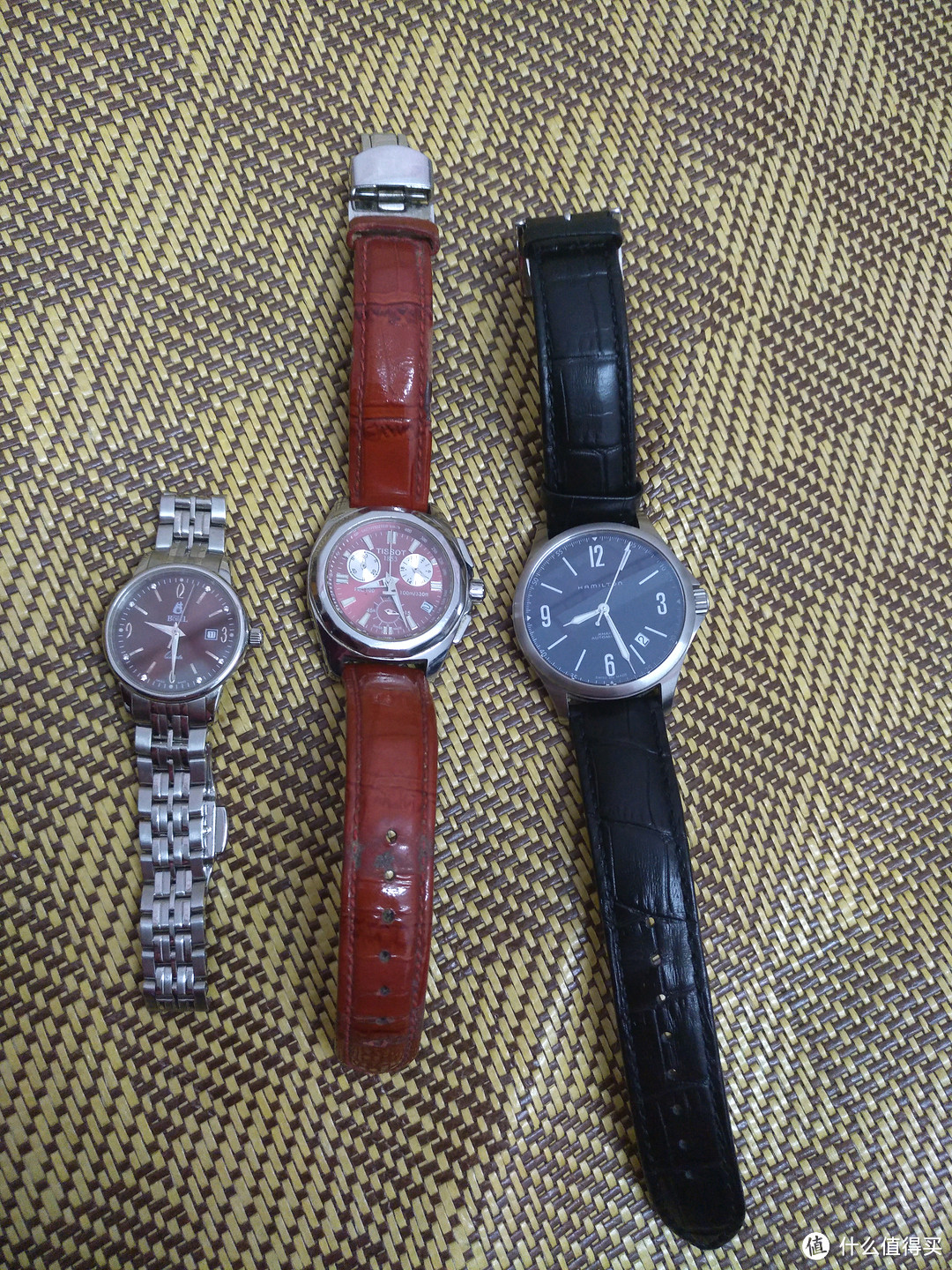 TISSOT 天梭 T008217A 女表 换电池 & 汉密尔顿 H76565135 和 依波路 LS5620 JD001 晒单