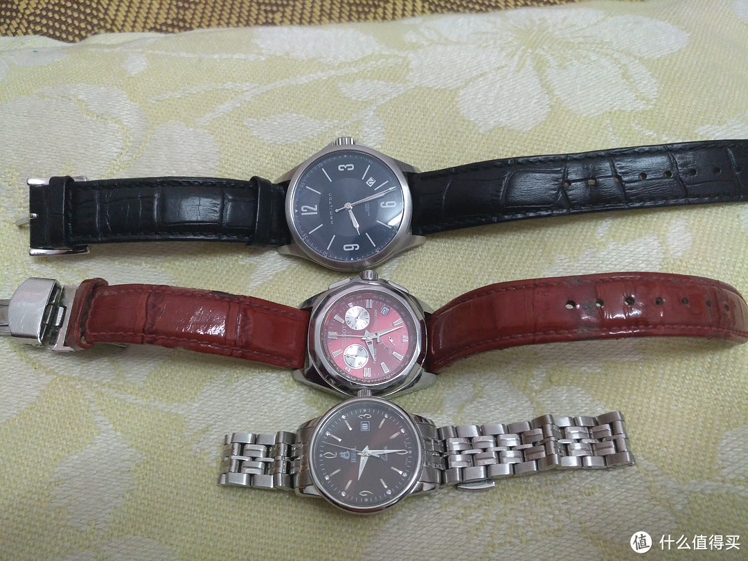 TISSOT 天梭 T008217A 女表 换电池 & 汉密尔顿 H76565135 和 依波路 LS5620 JD001 晒单