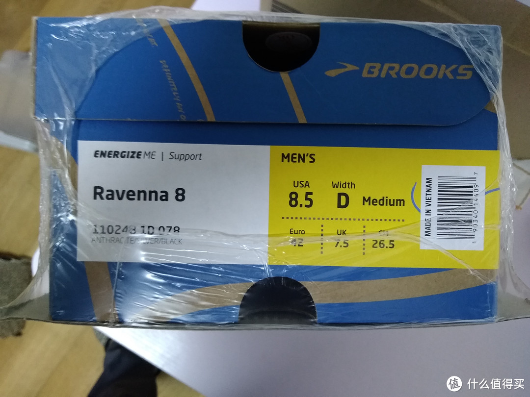 #本站首晒#Brooks 布鲁克斯 Ravenna 8 跑鞋开箱;中亚日本馆prime免邮初体验